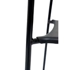 CB Office Tactic Multi-Purpose Armless Stacking Chairs - Black - 4 Pack-Dimensions: Dossier (L x H): 14,2 po x 5,1 po
