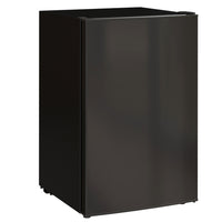 HOMCOM - Mini-réfrigérateur 4,5 pi³ avec congélateur et roulettes - noir-Moteur efficace et silencieux garantissant un environnement paisible 