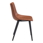 Zuo - Daniel Chaise de salle à manger - Brun vintage - Ensemble de 2-Garantie limitée de 3 ans