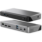 ALOGIC - Station d'accueil universelle DX2 avec double écran 4K et alimentation 65 W-Station d'accueil USB C complète : la station d'accueil universelle ALOGIC Dual 4K Display DX2 est conçue pour étendre les capacités de n'importe quel ordinateur portable en introduisant une grande variété d'options de connectivité telles que 2 x DisplayPort (DP1.4/DP++), 1 x USB C 3.1 Gen 2 (10G) BC 1.2 et prise en charge de la charge Apple, 1 x USB A 3.1 Gen 1 (5G) BC 1.2 et prise en charge de la charge Apple, 2 x USB A 3