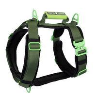 Healthy Harness - Harnais pour chien Ultimate Urban Premium - Vert - XP-Conception anti-traction et anti-étranglement – ​​prévient les pressions néfastes sur le cou et la gorge de votre chien pour des promenades plus sûres et plus saines