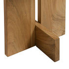Modway - Tarin Bois d’acacia et marbre Table d’appoint - Naturel-9