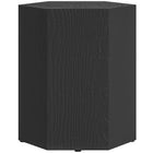 HOMCOM - Table d’appoint finition béton - noir-Notre produit présente un effet grain de bois imité pour une esthétique élégante et naturelle 