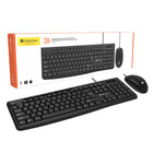 Intekview - Ensemble clavier et souris filaires - Bilingue-Ensemble complet : Comprend un clavier bilingue (anglais/français) et une souris USB filaire.