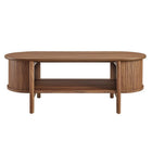 Modway - Cadence Table basse - Noyer-Assemblée requise