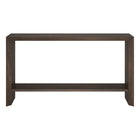 Hudson&Canal - Console Osman 55" de largeur par - Brun aulne-La table est fabriquée à partir de matériaux MDF de haute qualité et durables