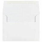 JAM Paper Enveloppes format livret à rabat droit gommé, 4 3/4 x 6 1/2 po, blanches, 1000 par paquet-Taille : A6 (4 3/4 x 6 1/2 po)