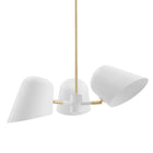 Modway - Briana 3-Lumière Lumière suspendue - Blanc-Dimmable (gradateur non inclus)
