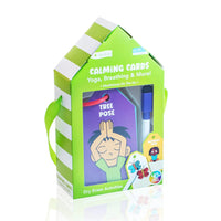 Open The Joy - Cartes apaisantes - Activités effaçables à sec portables - Version anglaise-Ce kit, composé de cartes plastifiées faciles à manipuler et d'activités guidées simples, favorise la régulation émotionnelle, la gestion du stress et la concentration.