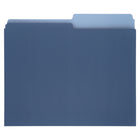 Merangue - Chemises à fiches - Format lettre - Tourbillon bleu - Paquet de 3-Convient aux documents et papiers de format lettre standard