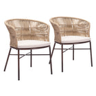 Zuo - Freycinet Chaise de salle à manger - Naturel - Ensemble de 2-Assemblage requis