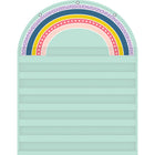 Teacher Created Resources Tableau à 7 pochettes - Oh Happy Day Rainbow-La surface non poreuse est facile à nettoyer et peut être essuyée ou pulvérisée avec un désinfectant pour aider à prévenir la propagation des germes.