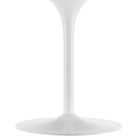 Modway - Pursuit 40 po Table à manger, Blanc noyer-Assemblée requise