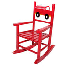Dura Housewares - chaise bercante pour enfant Bohdi - rouge-Construction en bois solide