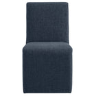 Modway - Emory Tissu tapis Fauteuil d’appoint de salle à manger - Bleu ardoise-8