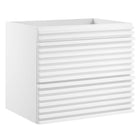 Modway - Render Support mural de 24" Armoire de toilette de salle de bain (lavabo non inclus) - Blanc-7