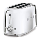 SMEG - Toaster Rétro À Long Slot 4 Tranches - Argent-Obtenez un confort optimal avec le popup de tranches automatique.