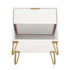 Manhattan Comfort - Table de nuit moderne DUMBO 20,07" à 1 tiroir - Blanc-10