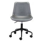 Zuo - Byron Chaise de bureau - Gris-Moelleux et durable pour un confort quotidien exceptionnel