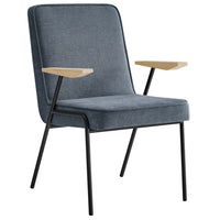 Modway - Vista Fauteuil à manger - Laguna-Chaise d’accent pour salle à manger