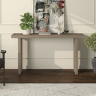 Hudson&Canal - Console Soren 55" L - Chêne gris vieilli-Nettoyer avec un chiffon doux et sec, sans produits chimiques agressifs ni produits de nettoyage abrasifs
