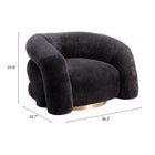 Zuo - Havn Fauteuil d’appoint - Noir-6