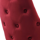 Modway - Adorn Touffe Performance Velvet Fauteuil d’appoint de salle à manger - Marron-8