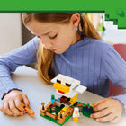 LEGO - Minecraft La ferme-poule-Ce poulailler en forme de poulet a des fonctions pour pondre des œufs et distribuer des graines