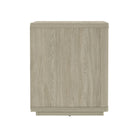 Manhattan Comfort - Table de nuit moderne Evelyn 32" à 1 tiroir - Naturel-Parfait pour le rangement de chevet, les lampes ou les objets de décoration