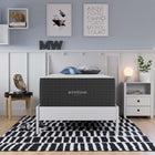 Modway - Aveline 16 po Mousse à mémoire de forme Matelas simple-Refroidissement de la ventilation à cellules ouvertes