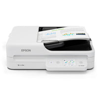 Epson - Scanner de documents couleur recto verso à plat Epson DS-1760WN avec connectivité sans fil/Ethernet et chargeur automatique de documents-Connectivité polyvalente pour le partage en groupe de travail