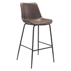 Zuo - Byron Tabouret de bar - Brun-Design ergonomique