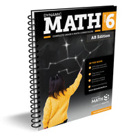 Dynamic Math book Alberta 6e année-Couvre le programme de mathématiques de 6e année de l'Alberta