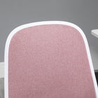 Vinsetto - Chaise de bureau à bascule respirante avec accoudoirs relevables - rose-Hauteur d’assise réglable pour s’adapter à votre bureau ou à vos habitudes d’assise