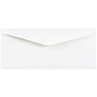 JAM Paper Enveloppes format livret à rabat commercial gommé, 4 1/2 x 10 3/8 po, blanches, 1000 par paquet-Blanc