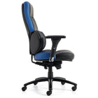 Offices to Go - Fauteuil à basculement synchronisé à dossier haut Kazan FX - Noir/Bleu-Le blocage du basculement à positions multiples bloque le siège en place ou lui permet de basculer librement, selon les préférences de l'utilisateur