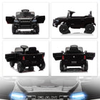 Qaba - Voiture électrique pour enfants sous licence Dodge RAM 3500 12V - noir-Contrôle parental à distance et contrôle manuel par l'enfant pour un plaisir polyvalent et sécurisé 