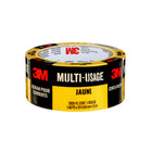 3M - Ruban pour conduits - 48 mm x 18.2 m - Jaune-Idéal pour le groupage, l'enroulement de cordon, le rapiéçage, le renforcement, etc.