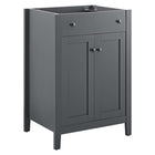 Modway - Nantucket 24" Armoire de toilette de salle de bain (lavabo non inclus) - Gris-7