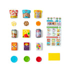 Melissa & Doug - Distributeur Automatique-Utilisez la carte d’activités réutilisable pour choisir les faces des emballages à afficher et comme liste de vérification pour le remplissage , il est aussi amusant de le remplir avec de petits jouets ou emballages alimentaires de la maison.
