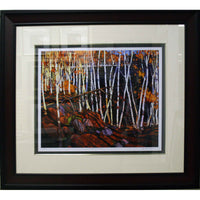 In The Northland par Tom Thomson - Impression encadree - 34" x 30"-Impression d'art de haute qualité avec passe-partout et encadrement professionnel