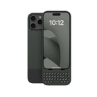 Clicks - Étui clavier pour iPhone 16 Pro – Onyx-Maximisez votre espace d’écran pour les applications et le contenu pendant que vous créez avec Clics