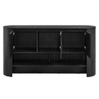 Modway - Duval Ovale de 62 pouces Buffet - Noir-8