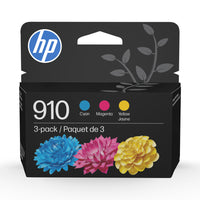 HP â€“ Paquet combiné d'encre d'origine HP 910 cyan, magenta, jaune, paq./3-Couleurs : cyan, magenta, jaune