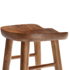 Modway - Saville Dos sans dos Tabourets de bar - Noyer - Ensemble de 2-9