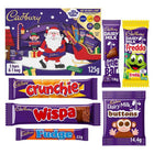 Cadbury - Boîte-cadeau moyenne Père Noël - Chocolats festifs-Comprend une variété de barres et friandises chocolatées emballées individuellement