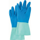 Mapa Professional - Gants Protector, Taille Grand/8/8,5, 13po Lo, Nitrile/Latex De Caoutchouc, 28 Mils, paquet de 36-Style de poignet Droit