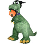 GEMMY - Dinosaure T-Rex gonflable d'Halloween avec JOL - 231 cm x 140 cm-Le dinosaure tourne la tête