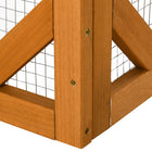 PawHut - Enclos extérieur pour chat Catio - 71 po L x 31,5 po l x 44 po H - orange-Convient pour les chats, les lapins, les chiens et autres petits animaux 