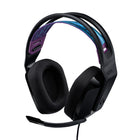 Casque de jeu stéréo Logitech G335 - Noir-Design léger : Pesant seulement 240 g, le casque Logitech G335 est plus petit et plus léger que le G733, le bandeau à suspension permet de répartir le poids et se règle pour un ajustement personnalisé